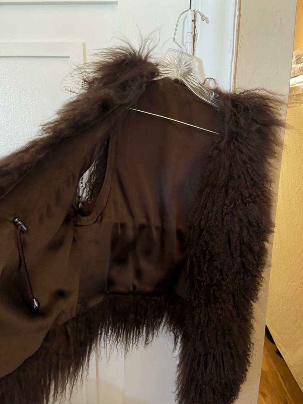Women's Brown Faux Fur vest. Luxurious soft Cozy vest.  (NWOT)